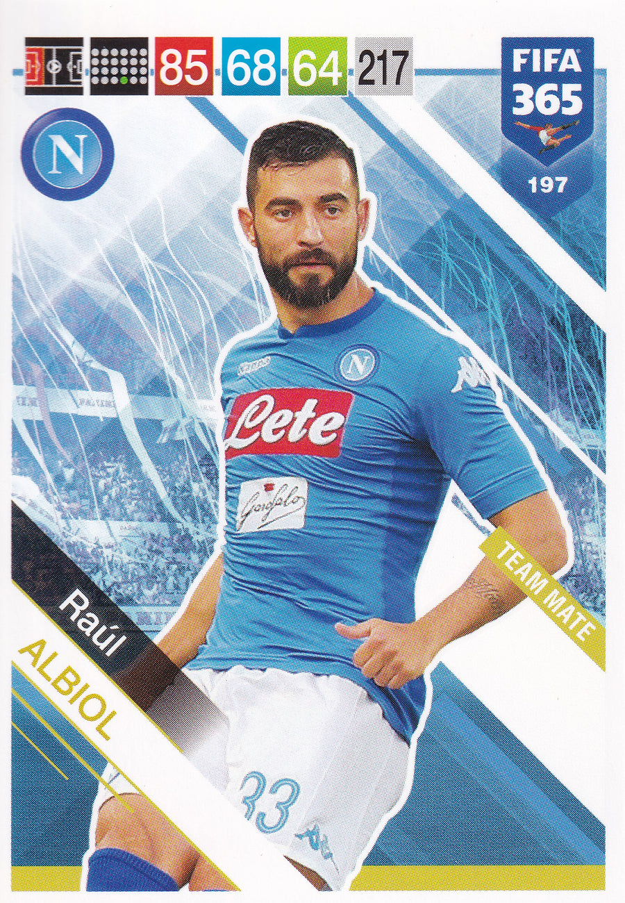 197. RAUL ALBIOL - NAPOLI - TEAM MATE