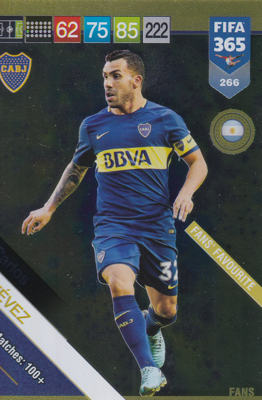 266. CARLOS TÉVEZ - BOCA JUNIORS - FANS FAVOURITE