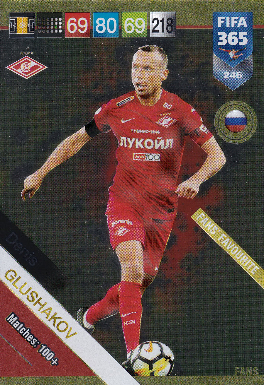 246. DENIS GLUSHAKOV - SPARTAK MOSKVA - FANS FAVOURITE