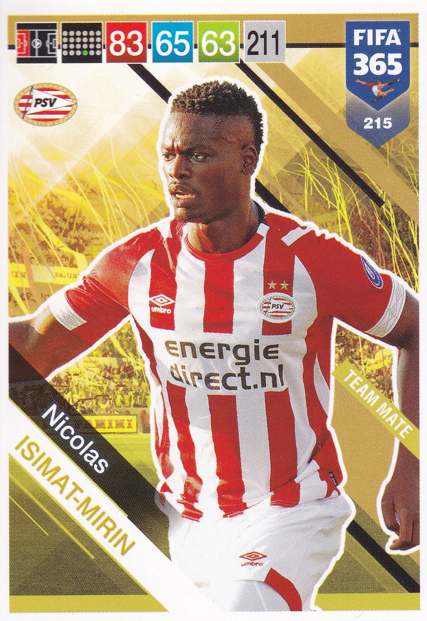 215. NICOLAS ISIMAT-MIRIN - PSV EINDHOVEN - TEAM MATE
