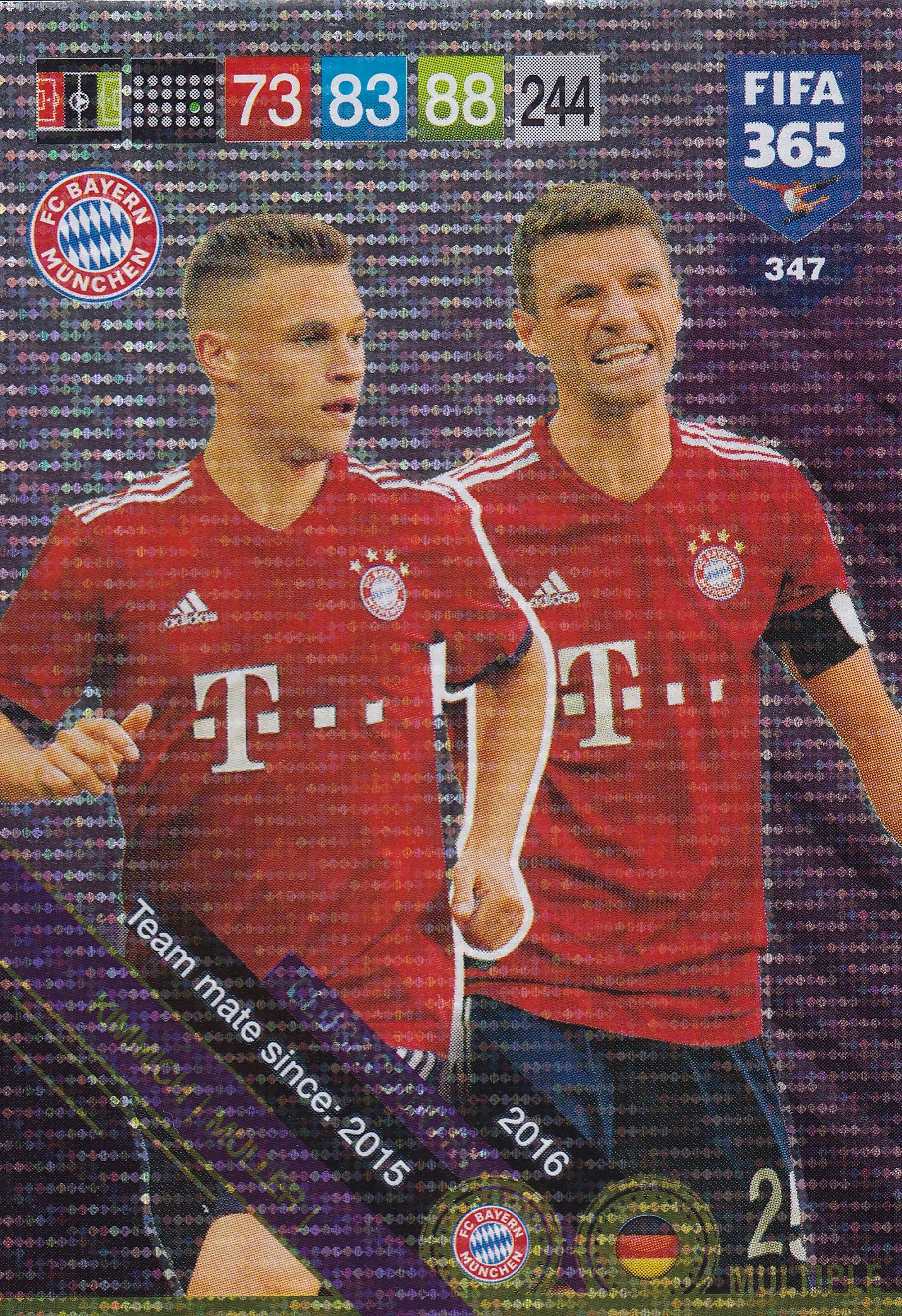 347. KIMMICH | MÜLLER - BAYERN MÜNCHEN - CLUB & COUNTRY