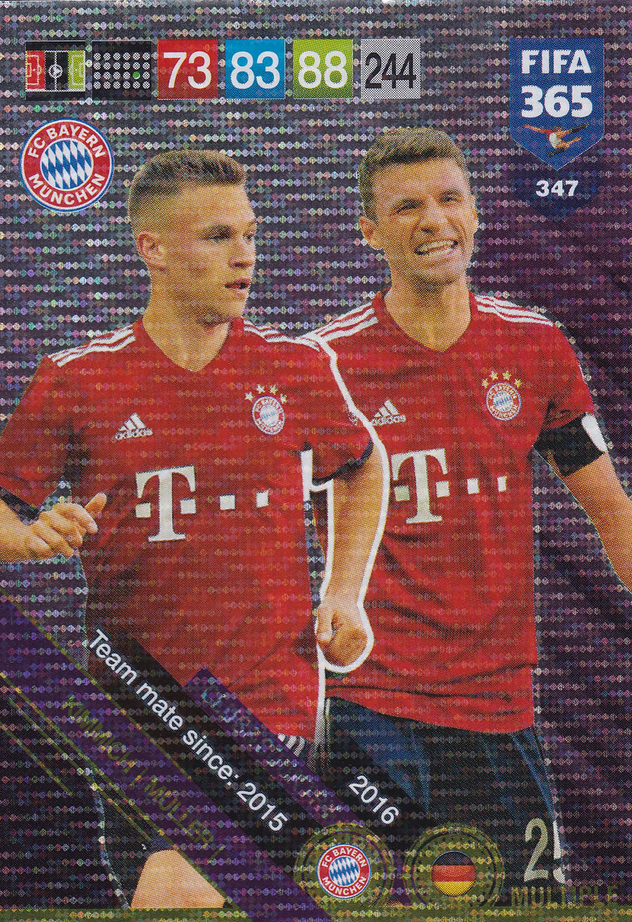 347. KIMMICH | MÜLLER - BAYERN MÜNCHEN - CLUB & COUNTRY