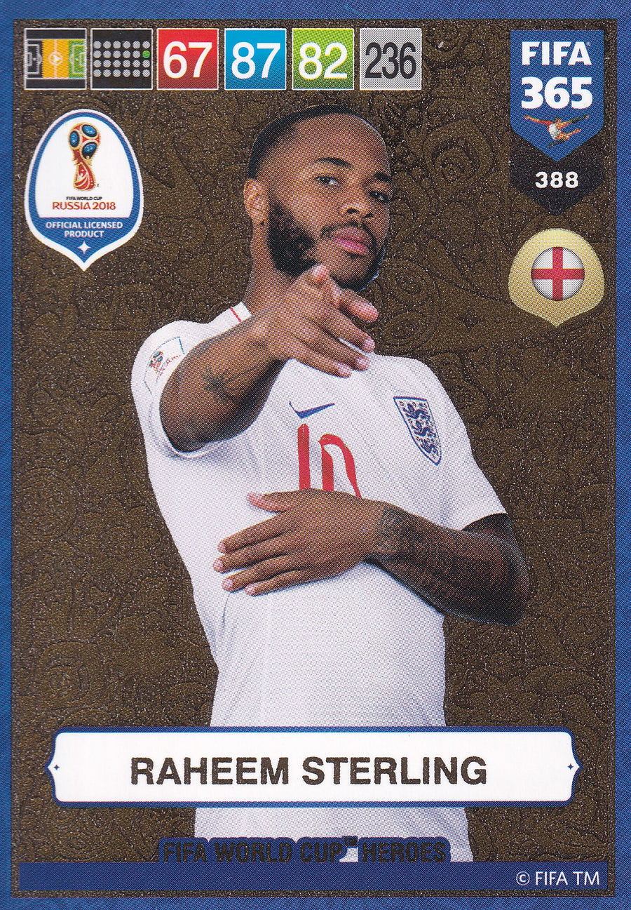 388. RAHEEM STERLING - ENGLAND - FIFA WORLD CUP HEROS