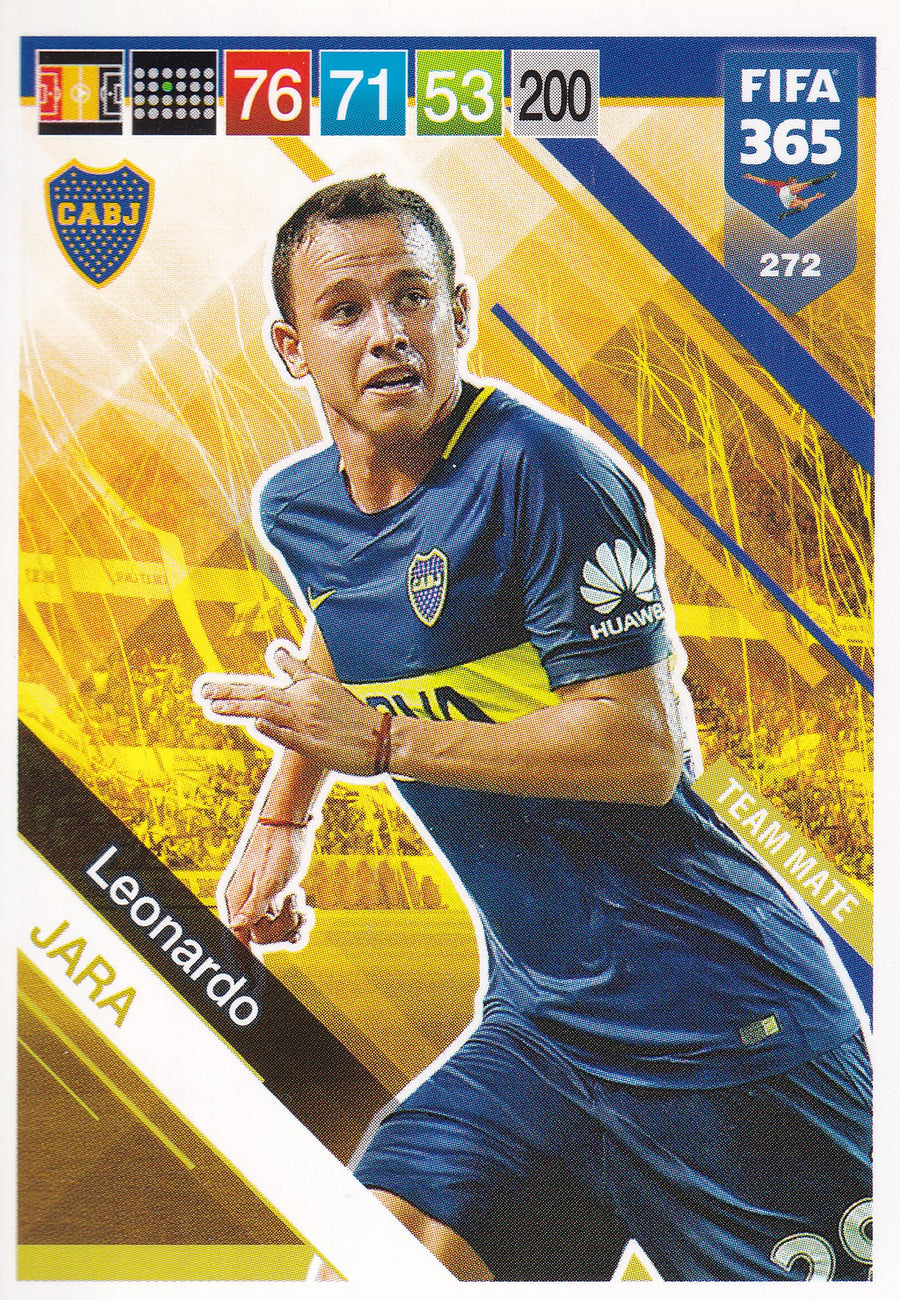 272. LEONARDO JARA - BOCA JUNIORS - TEAM MATE