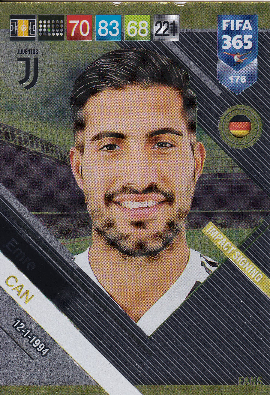 176. EMRE CAN - JUVENTUS - IMPACT SIGNING