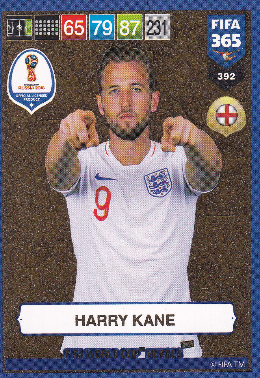 392. HARRY KANE - ENGLAND - FIFA WORLD CUP HEROS