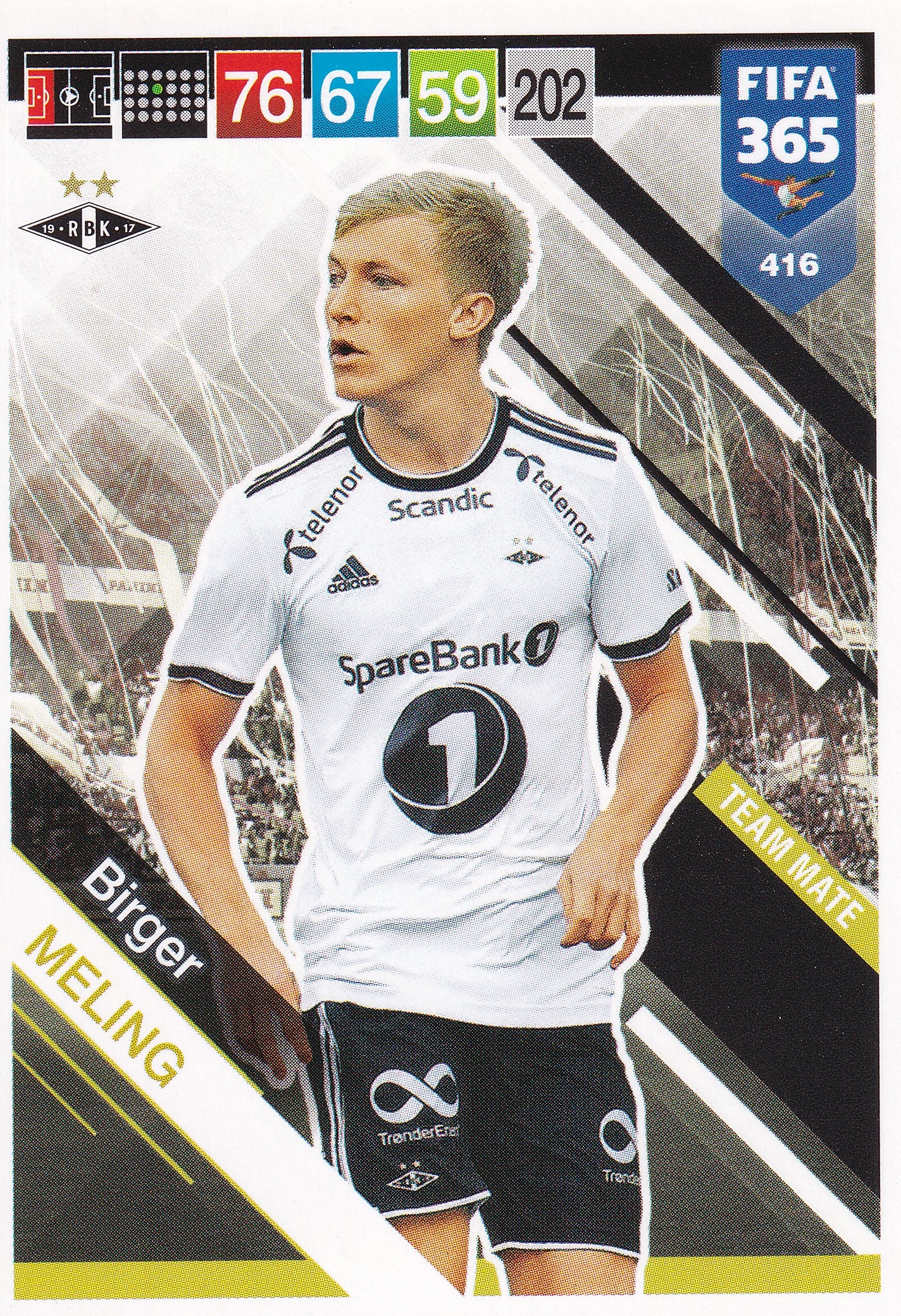 416. BIRGER MELING - ROSENBORG - TEAM MATE