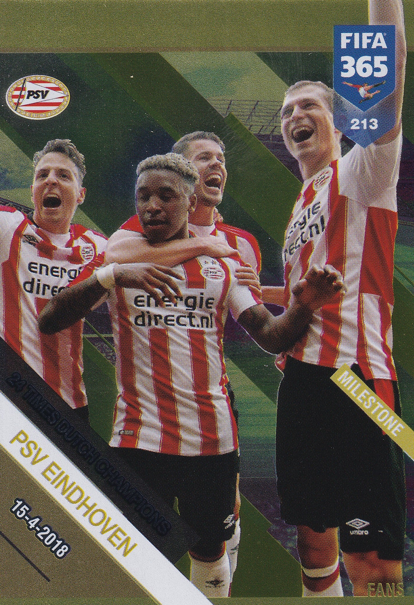 213. 24 TIMES DUTCH CHAMPIONS - PSV EINDHOVEN - MILESTONE