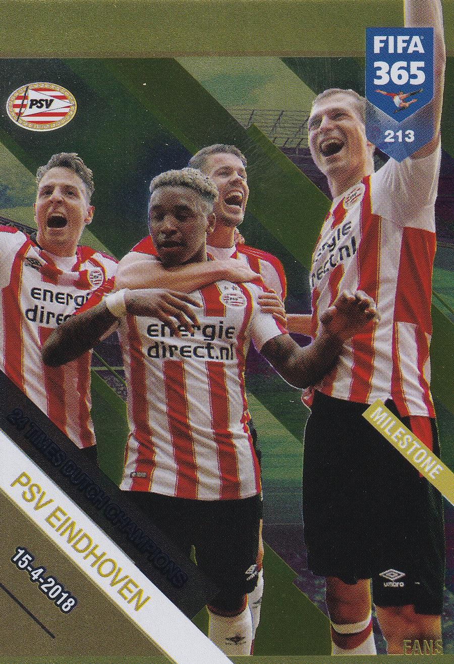 213. 24 TIMES DUTCH CHAMPIONS - PSV EINDHOVEN - MILESTONE