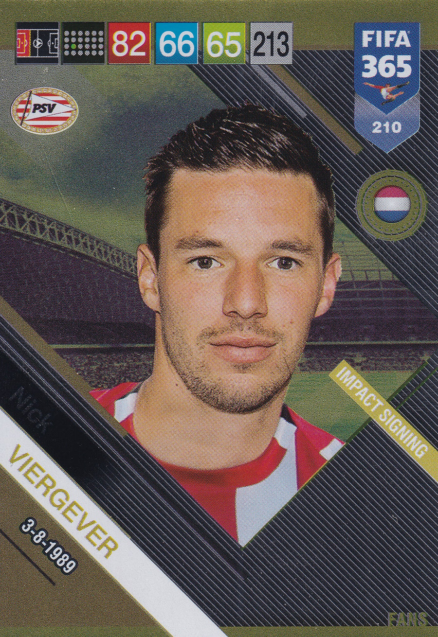 210. NICK VIERGEVER - PSV EINDHOVEN - IMPACT SIGNING