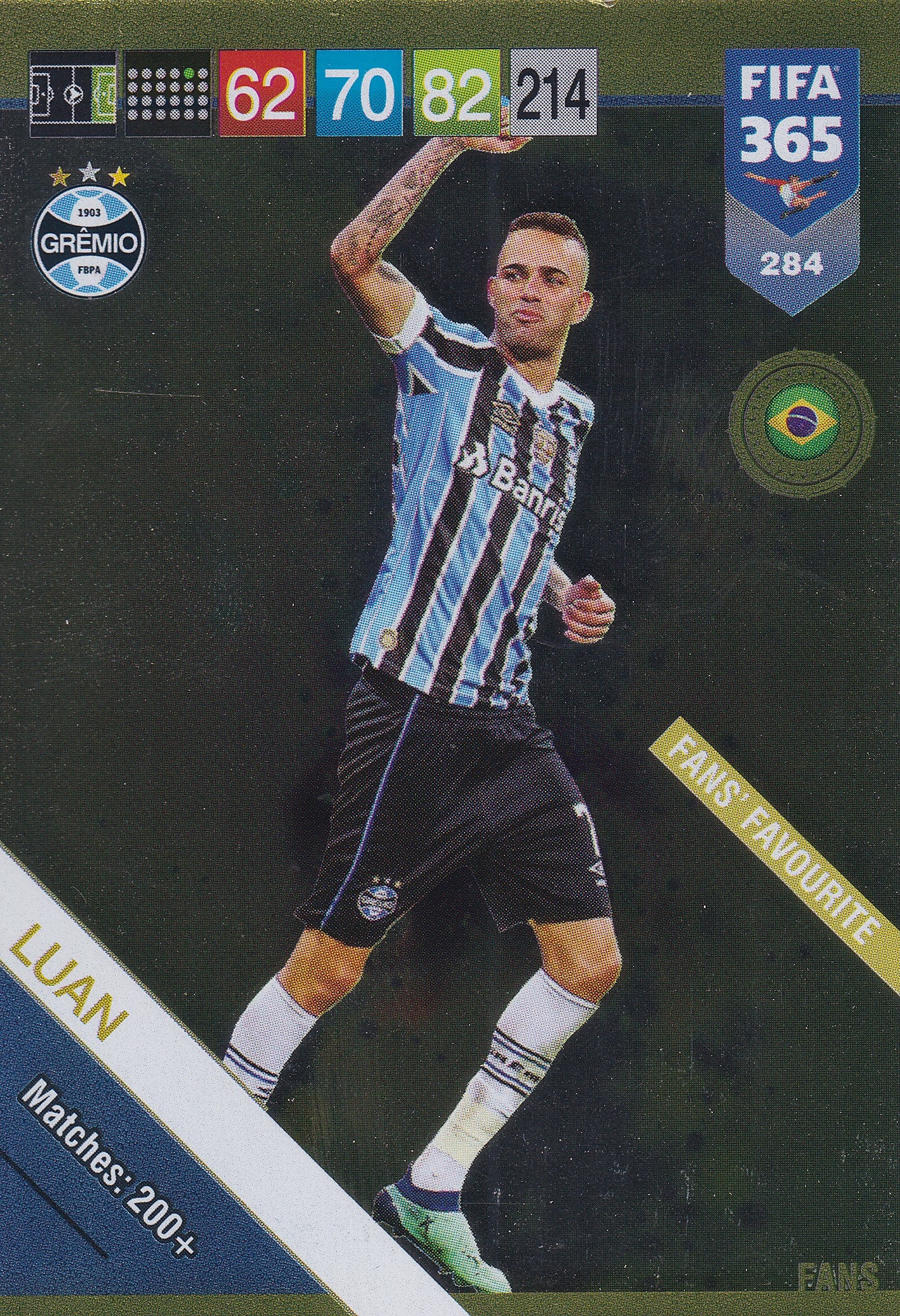284. LUAN - GRÊMIO - FANS FAVOURITE