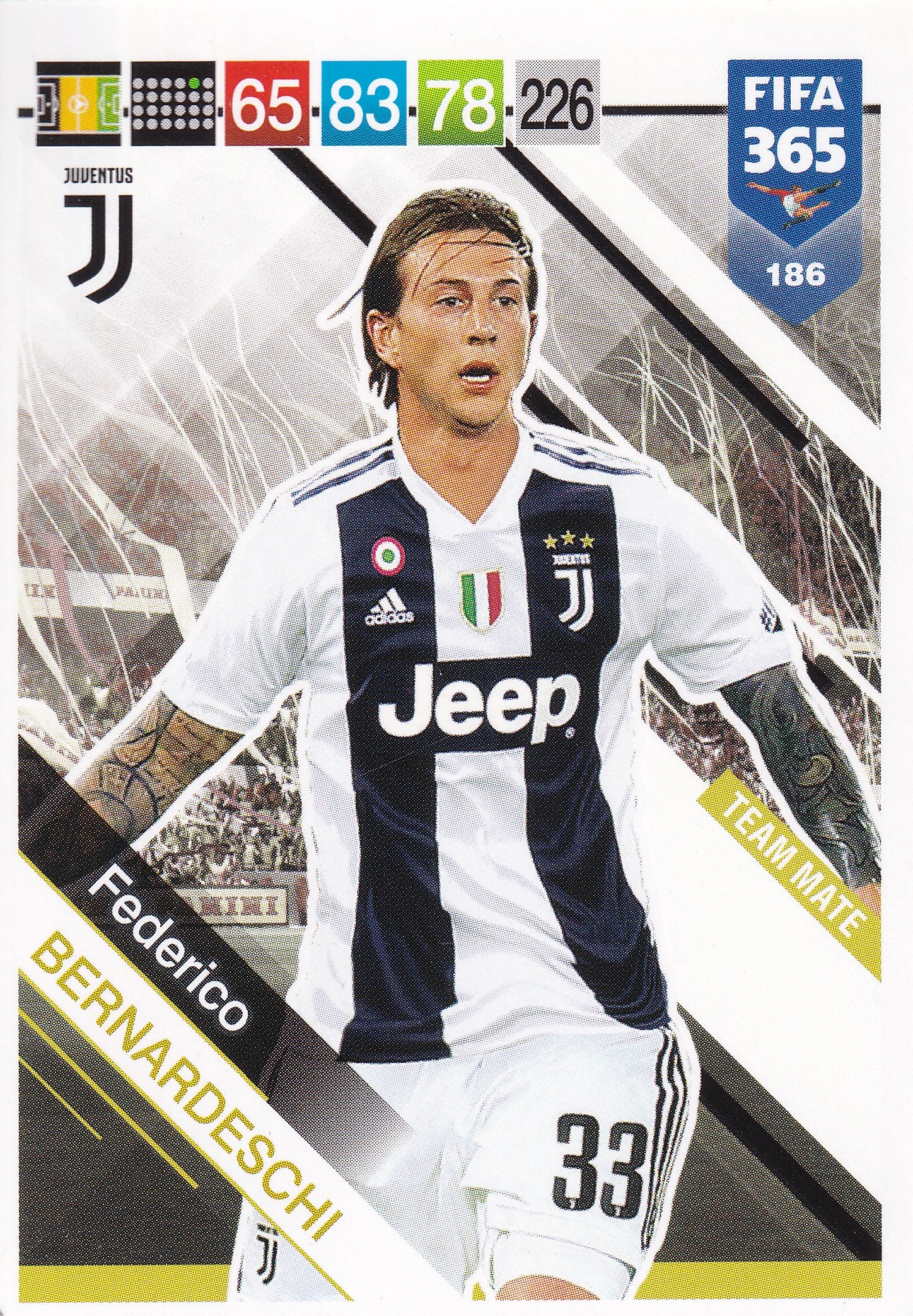 186. FEDERICO BERNARDESCHI - JUVENTUS - TEAM MATE