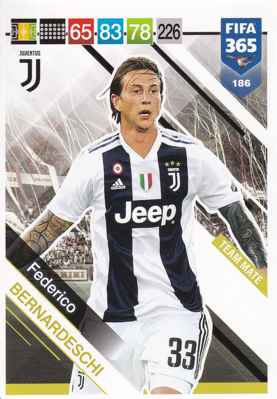 186. FEDERICO BERNARDESCHI - JUVENTUS - TEAM MATE