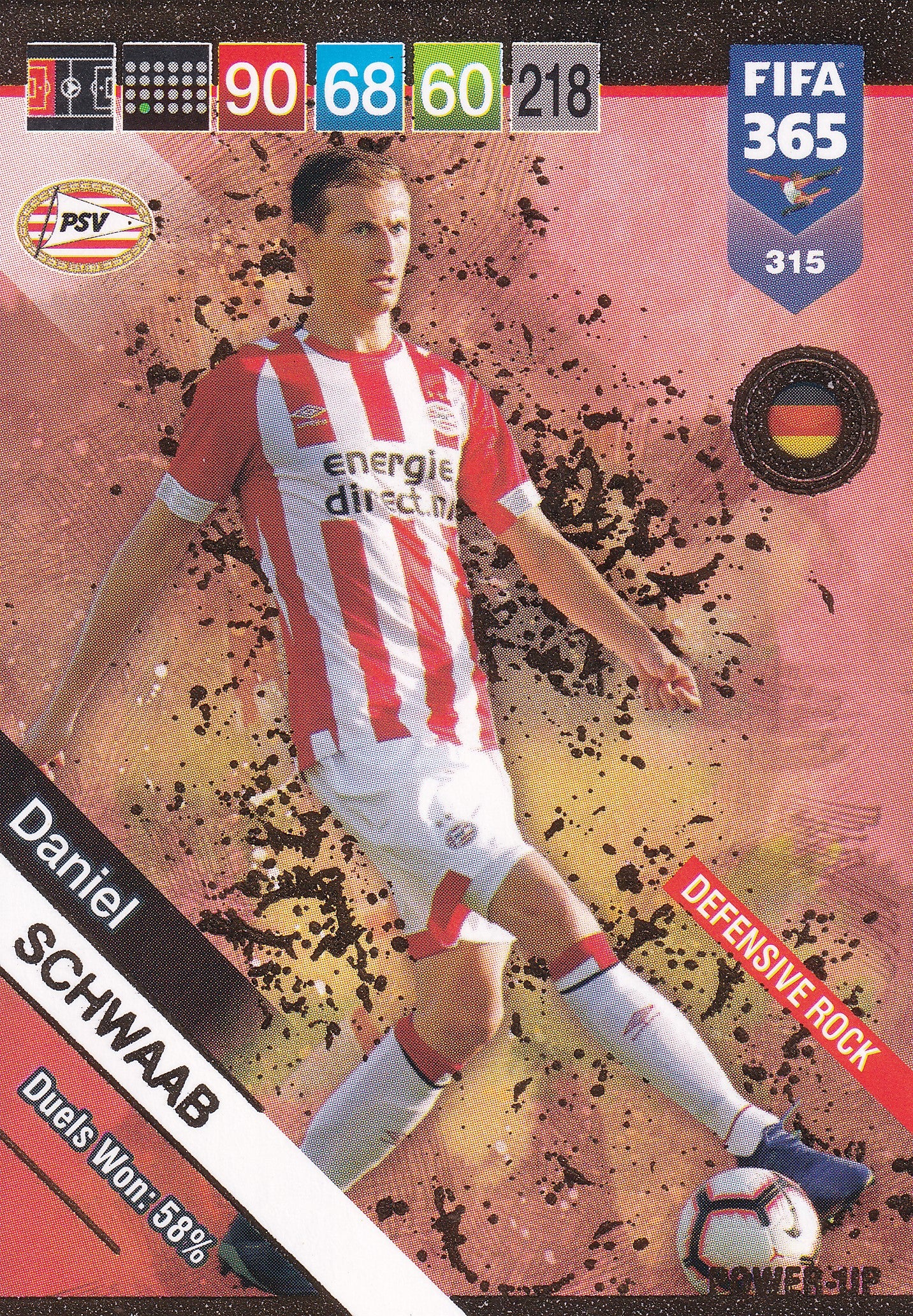 315. DANIEL SCHWAAB - PSV EINDHOVEN - DEFENSIVE ROCK