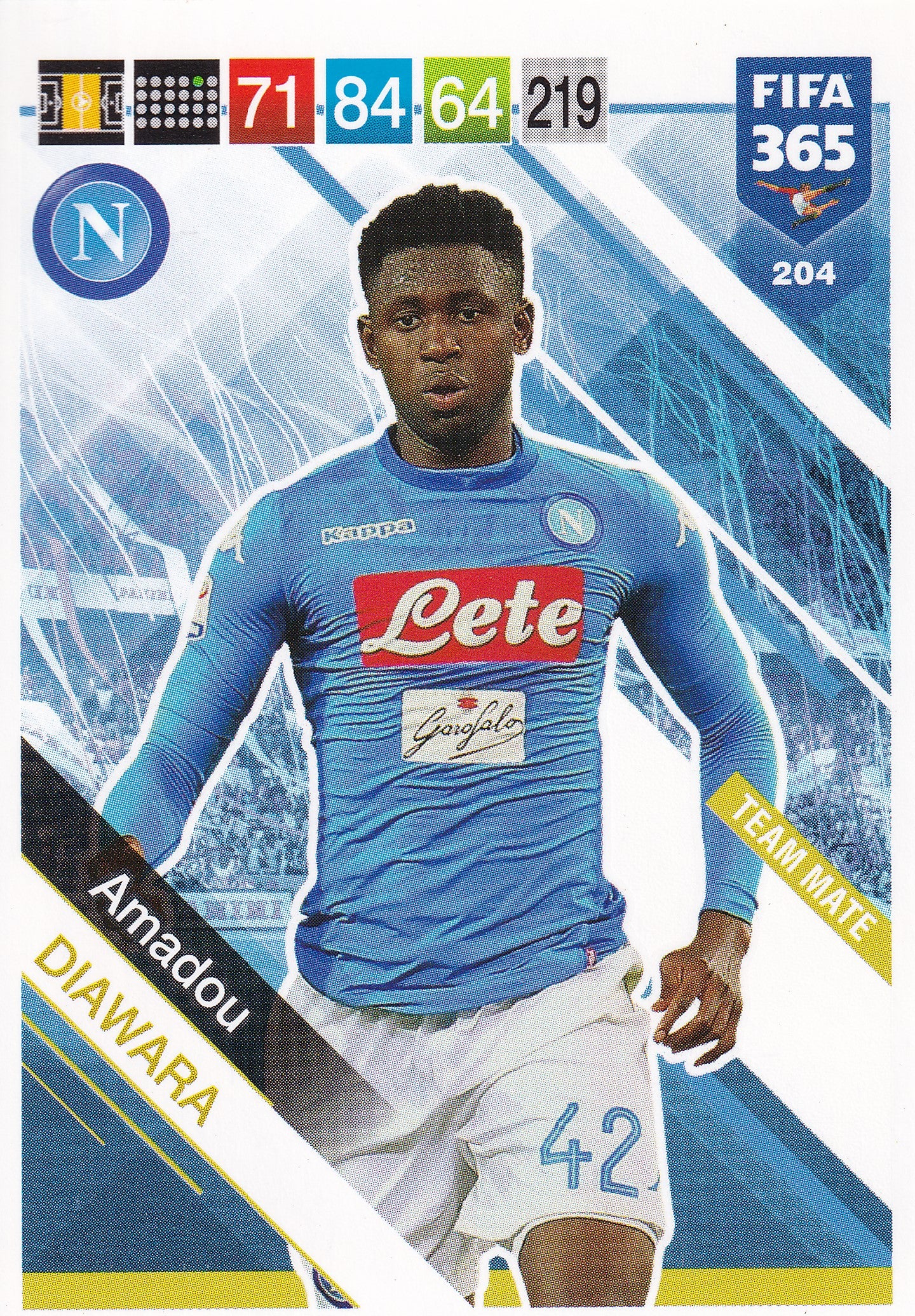 204. AMADOU DIAWARA - NAPOLI - TEAM MATE