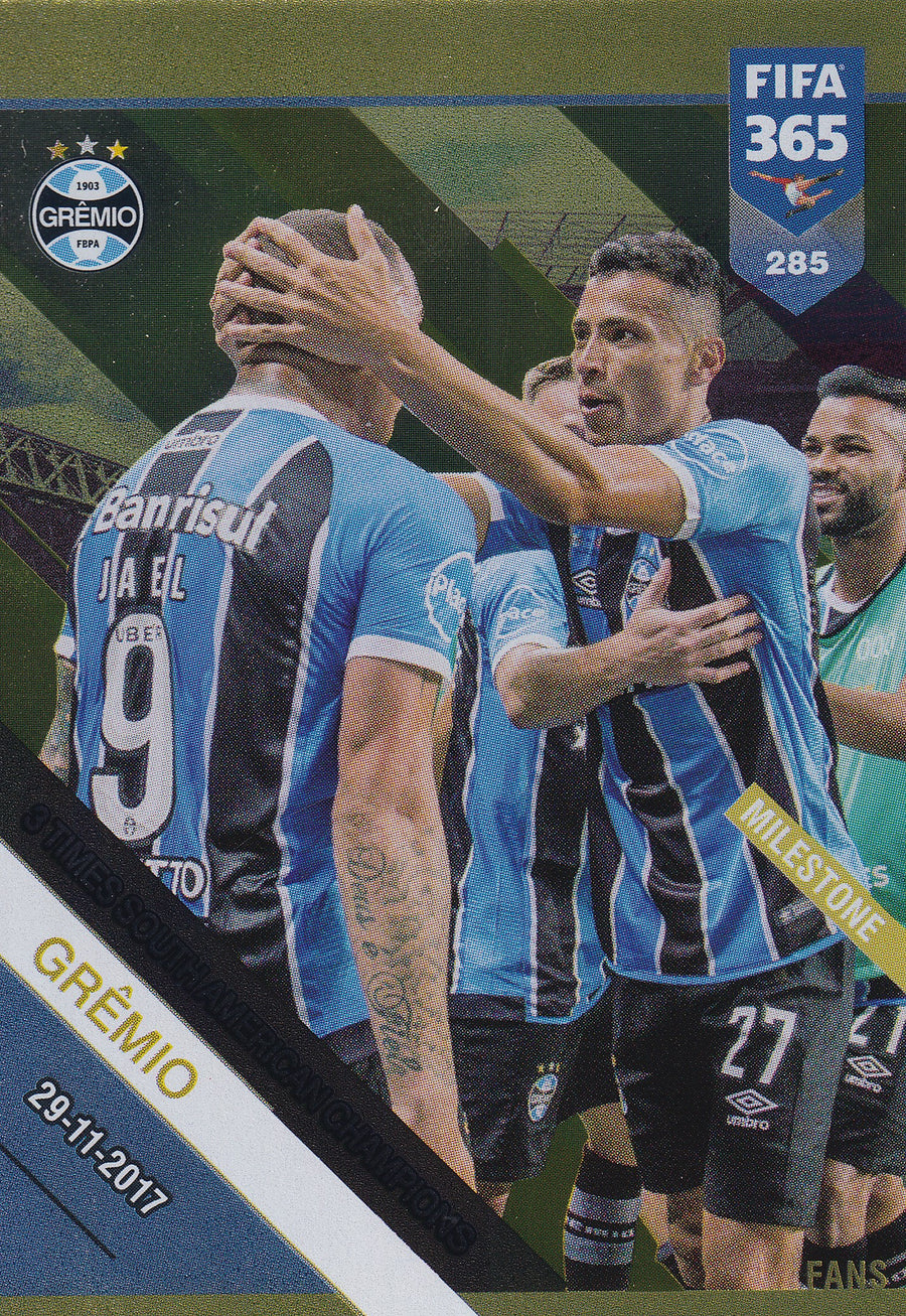 285. 3 TIMES SOUTH AMERICAN CHAMPIONS - GRÊMIO - MILESTONE