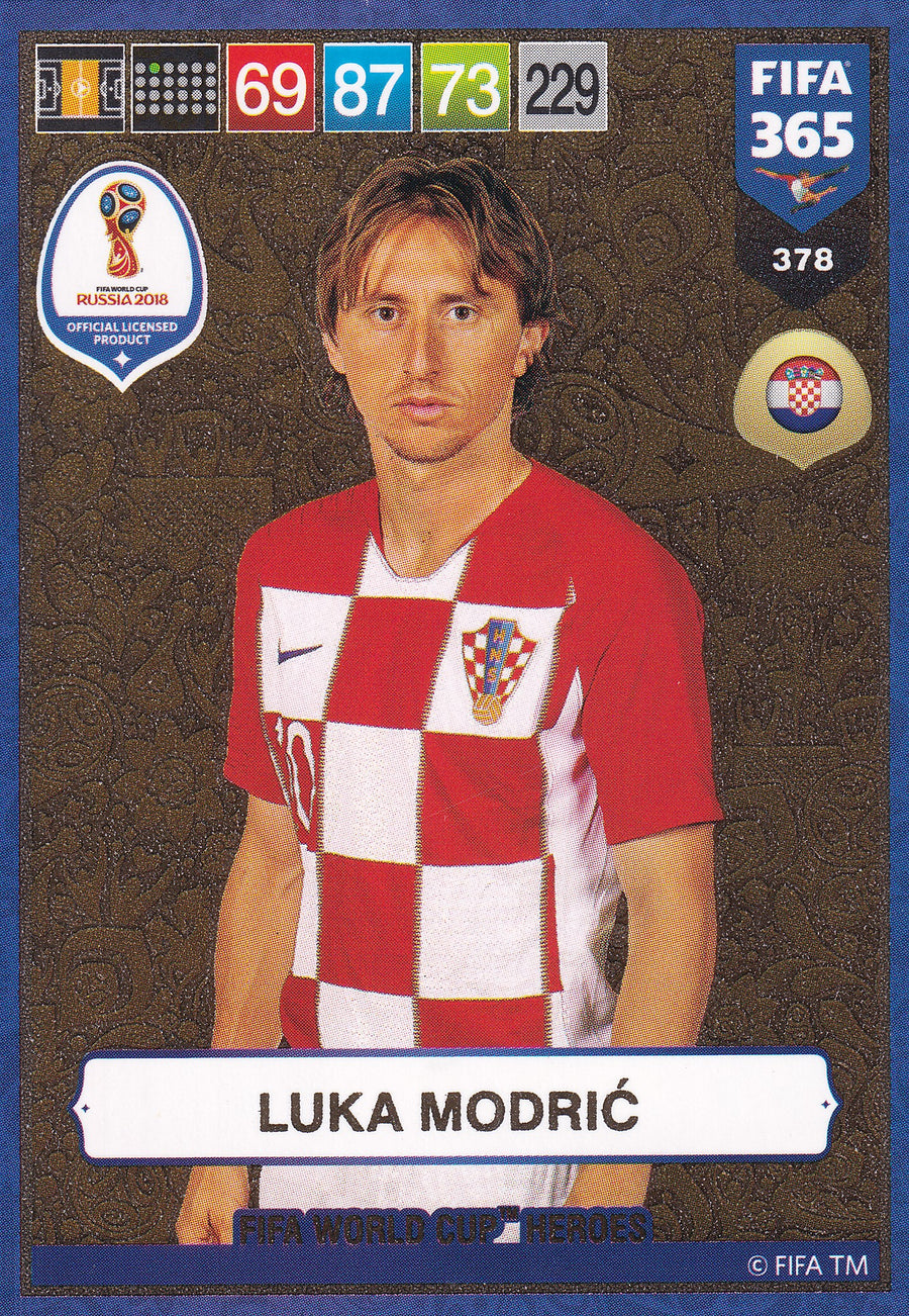 378. LUKA MODRIC - CROATIA - FIFA WORLD CUP HEROS