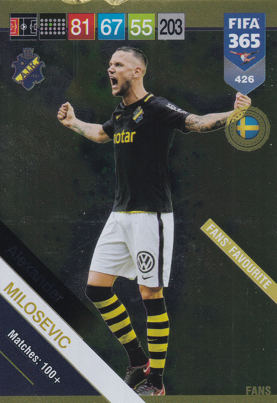 426. ALEXANDER MILOSEVIC - AIK - FANS FAVOURITE
