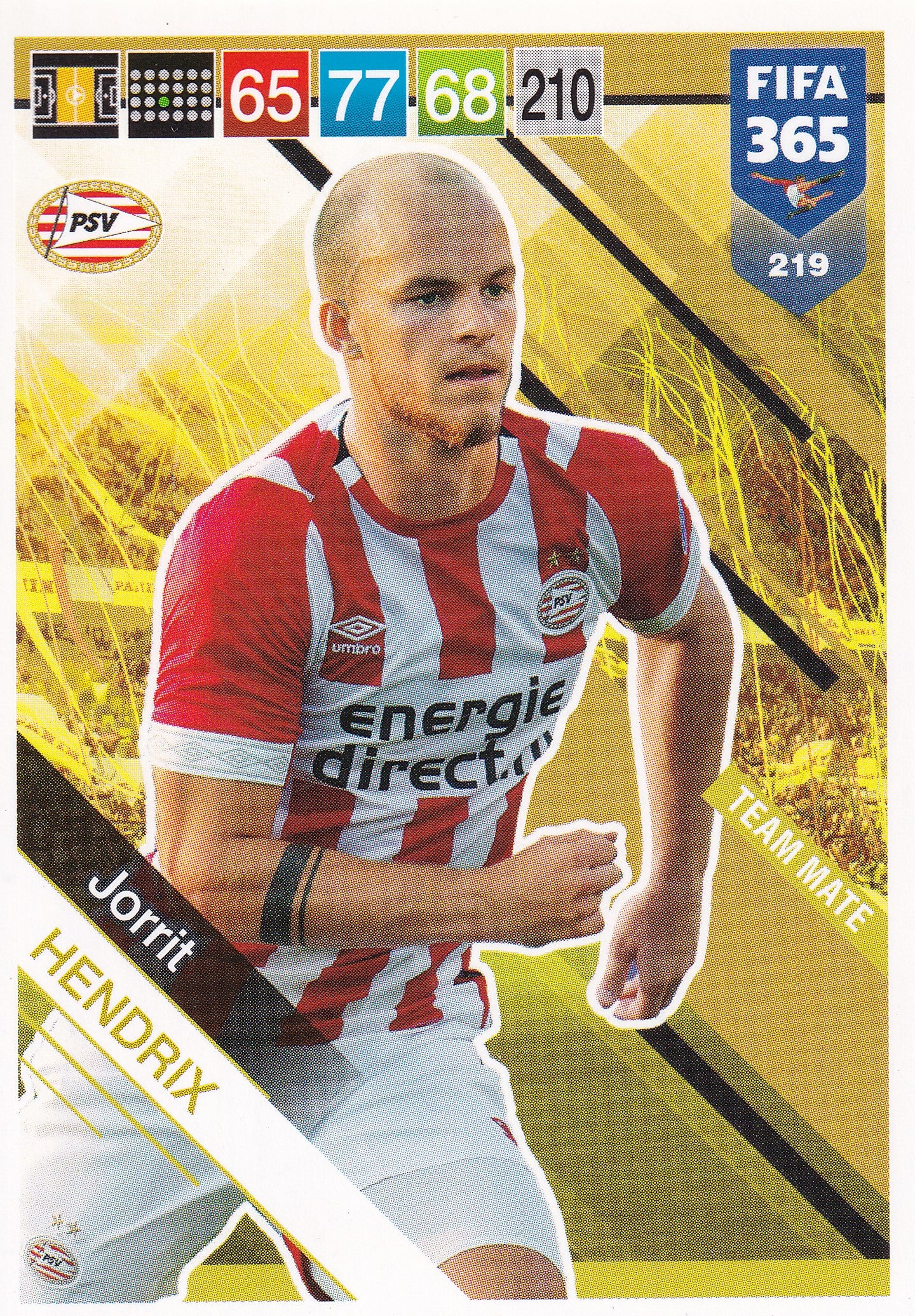 219. JORRIT HENDRIX - PSV EINDHOVEN - TEAM MATE