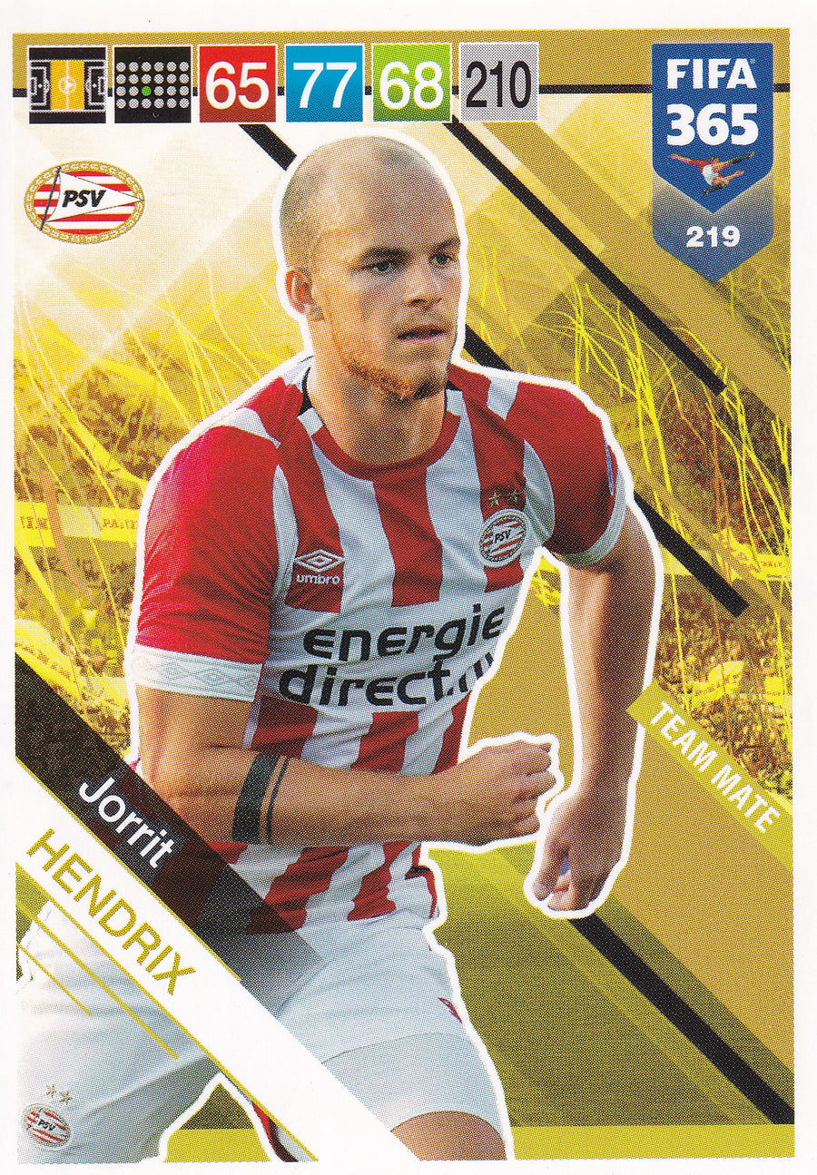 219. JORRIT HENDRIX - PSV EINDHOVEN - TEAM MATE