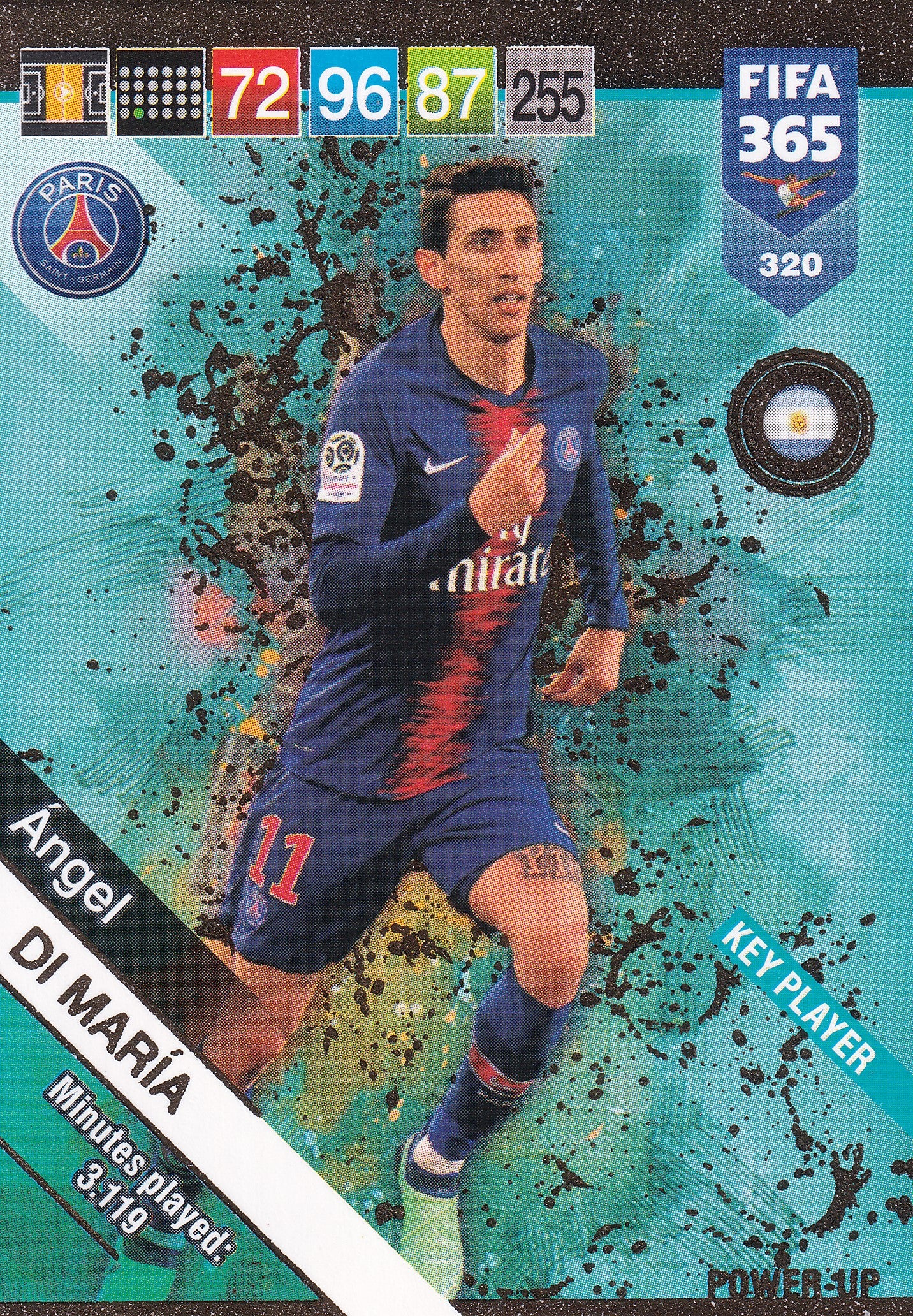 320. ÁNGEL DI MARIA - PARIS SAINT-GERMAIN - KEY PLAYER