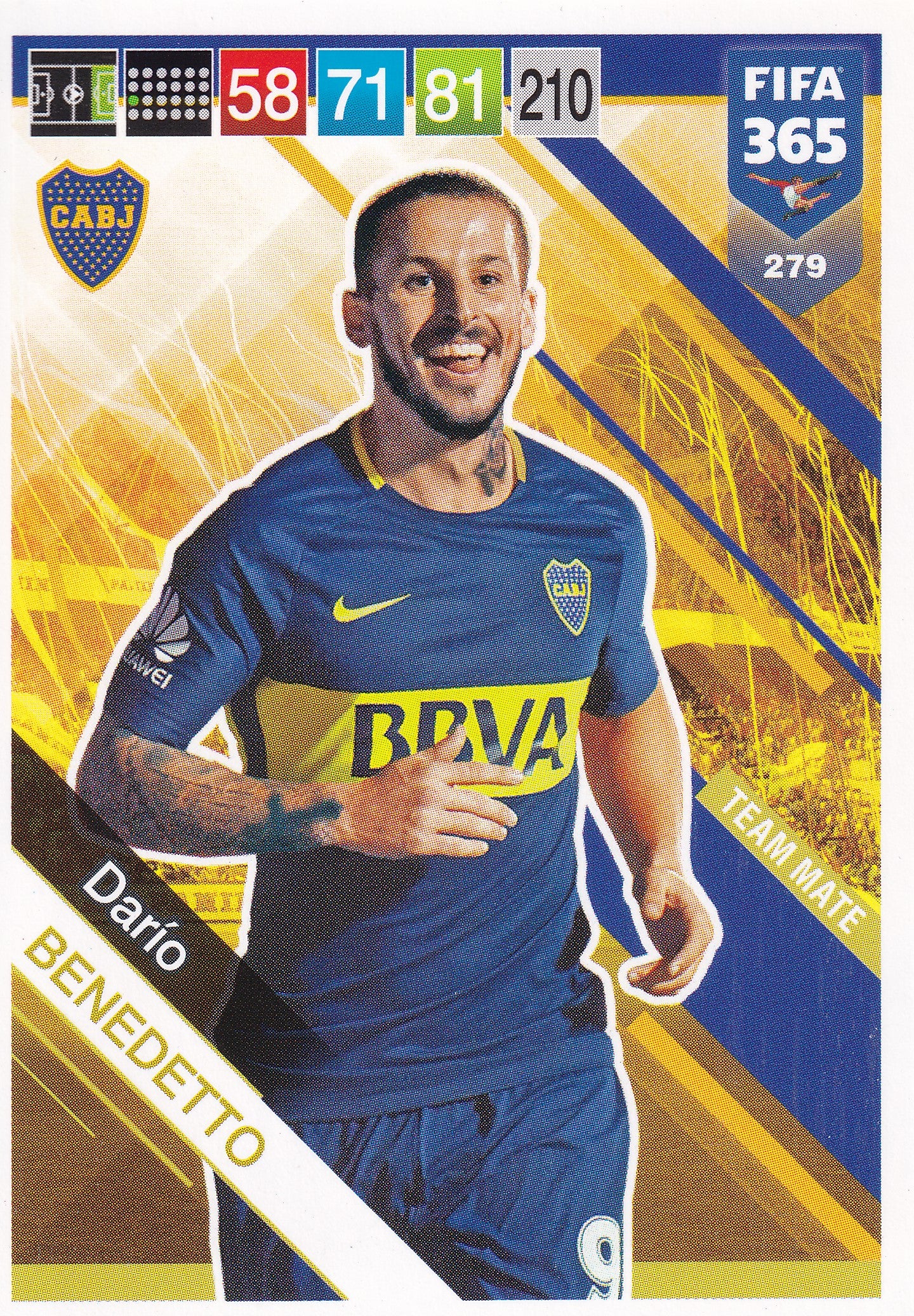279. DARIO BENEDETTO - BOCA JUNIORS - TEAM MATE