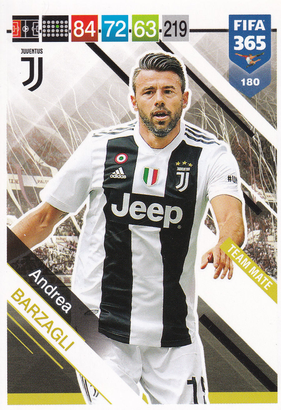 180. ANDREA BARZAGLI - JUVENTUS - TEAM MATE