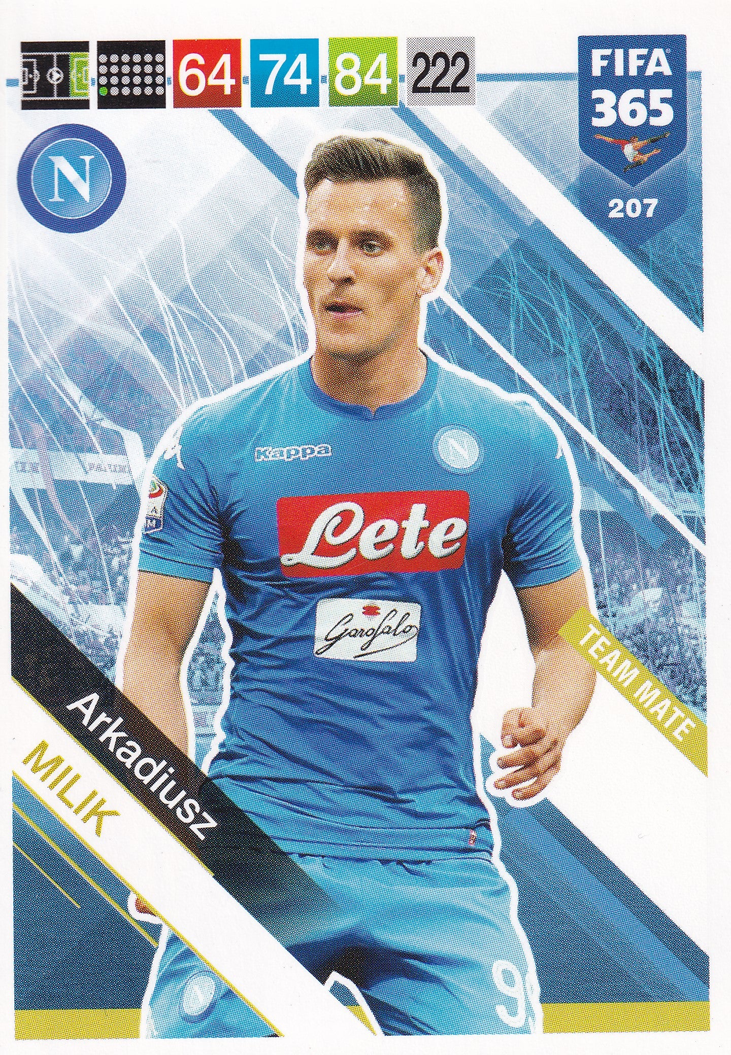 207. ARKADIUSZ MILIK - NAPOLI - TEAM MATE