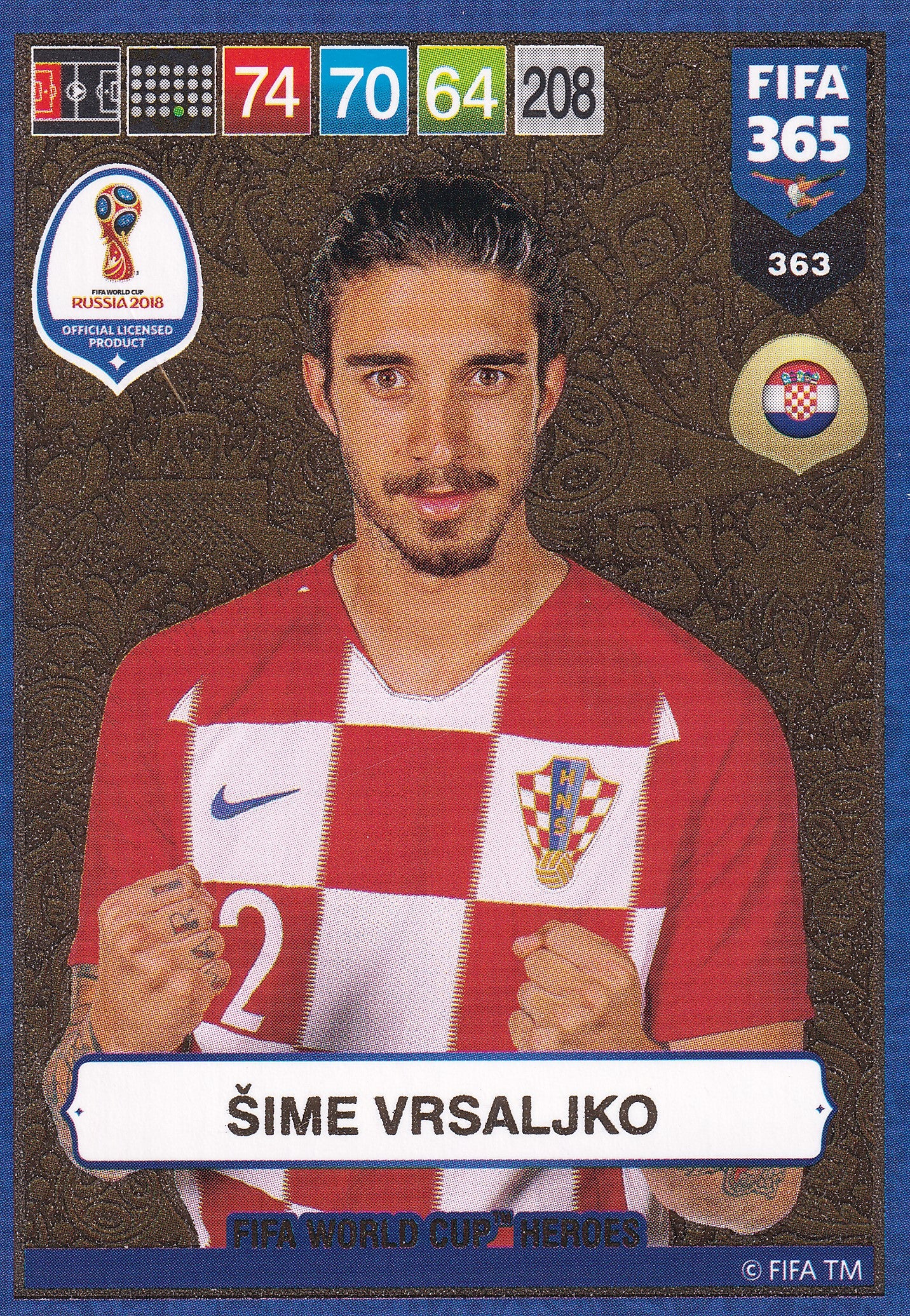363. SIME VRSALJKO - CROATIA - FIFA WORLD CUP HEROS