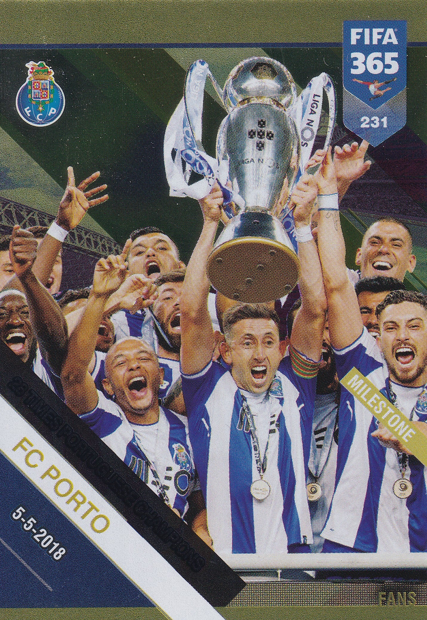 231. 28 TIMES PORTUGUESE CHAMPIONS - FC PORTO - MILESTONE