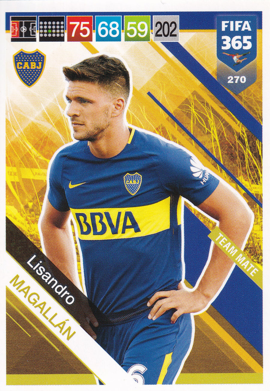 270. LISANDRO MAGALLÁN - BOCA JUNIORS - TEAM MATE