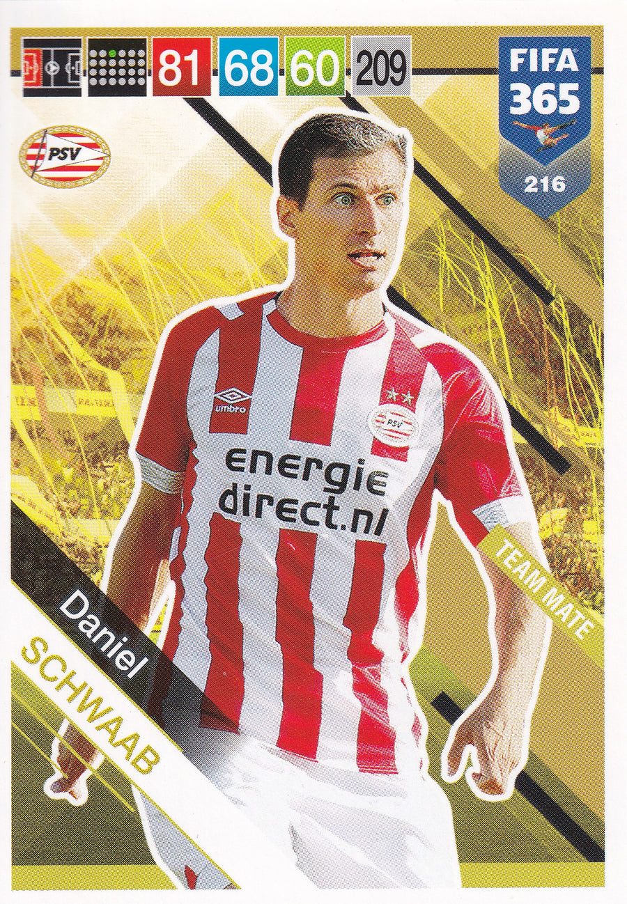 216. DANIEL SCHWAAB - PSV EINDHOVEN - TEAM MATE