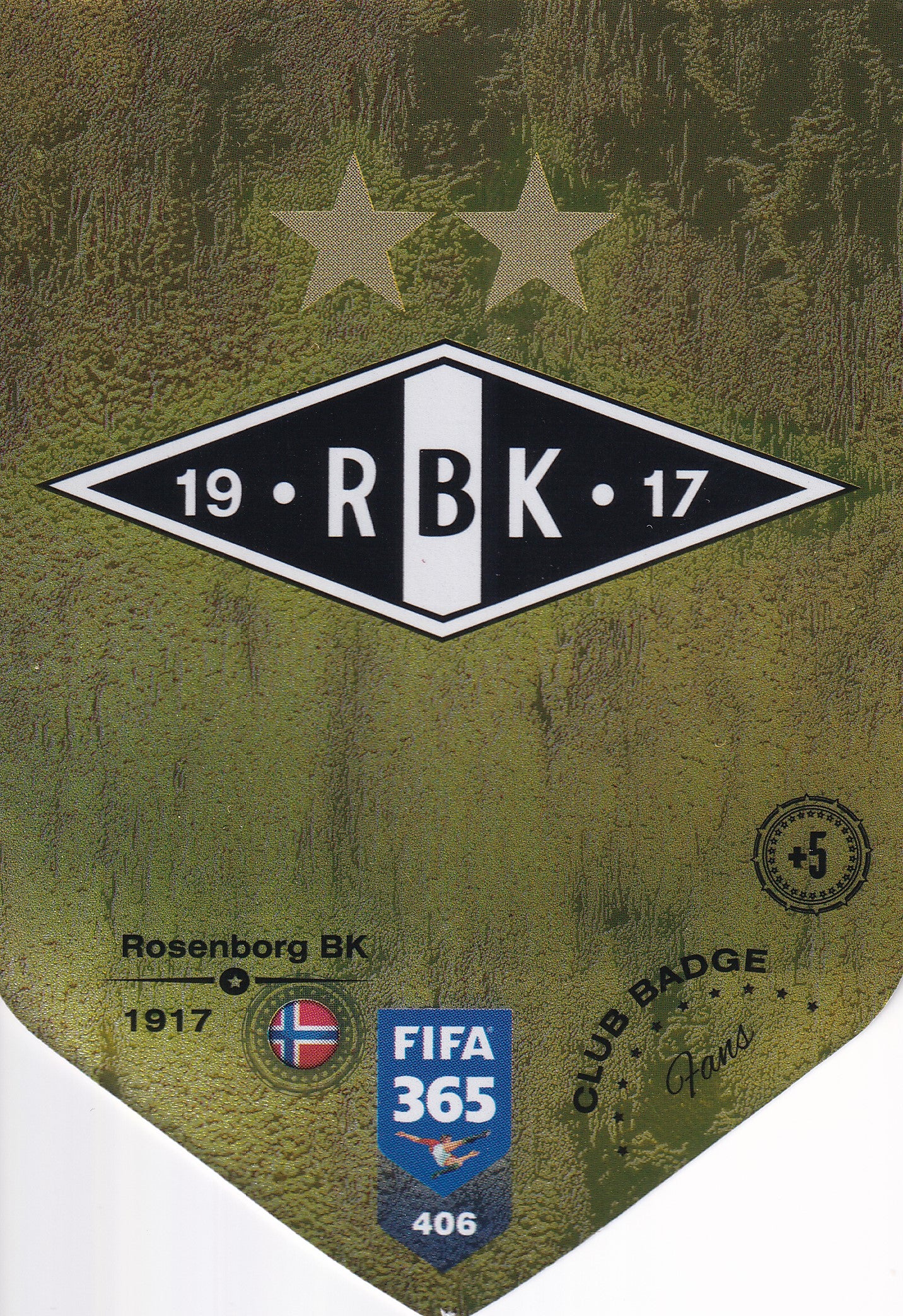 406. ROSENBORG BK - CLUB BADGE