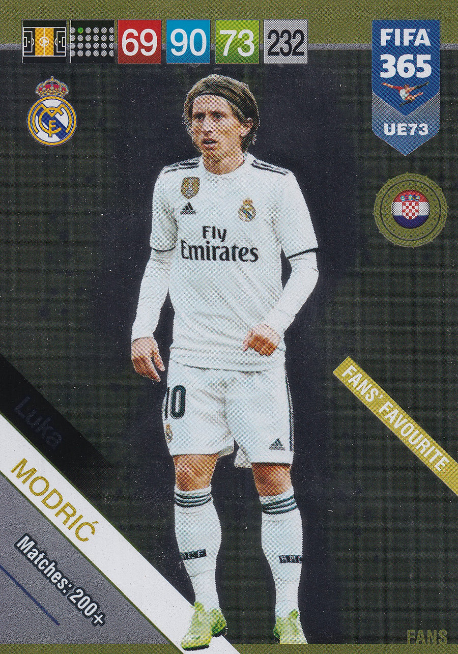UE073. LUKA MODRIC - REAL MADRID - FANS FAVOURITE