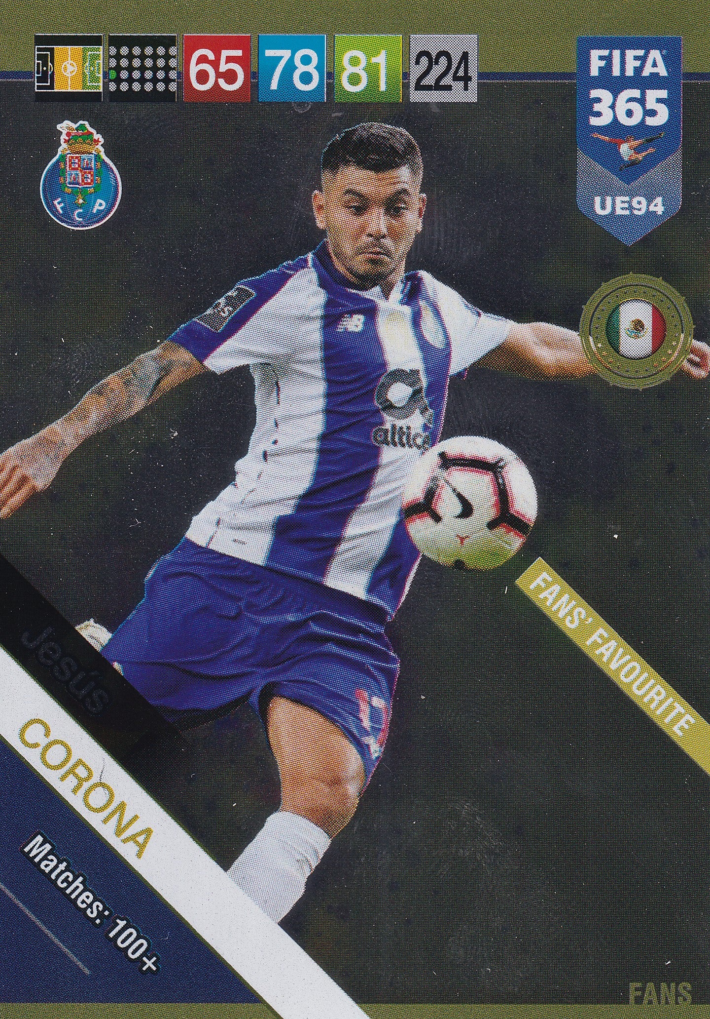 UE094. JESUS CORONA - PORTO - FANS FAVOURITE