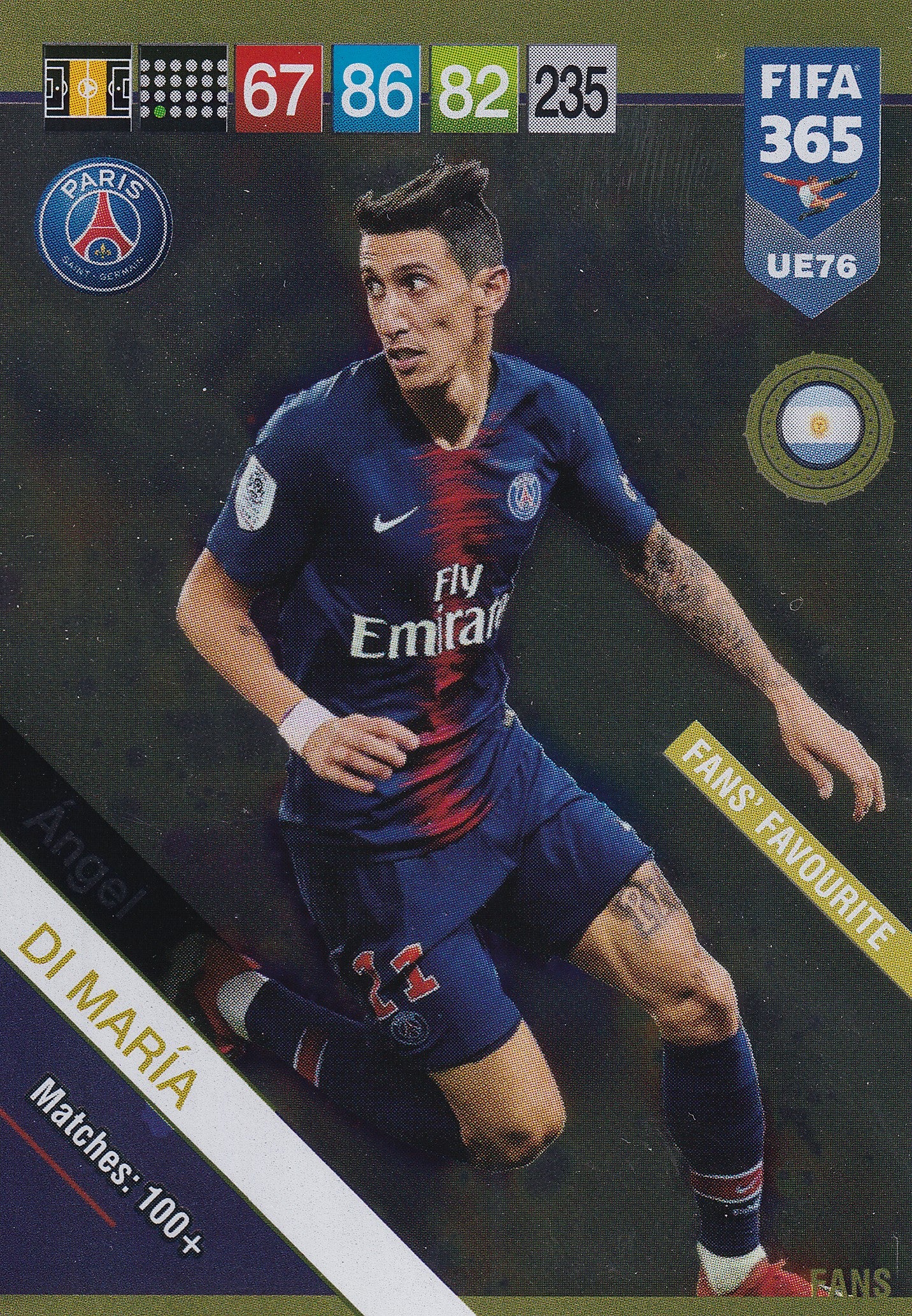 UE076. ÁNGEL DI MARIA - PARIS SAINT GERMAIN
