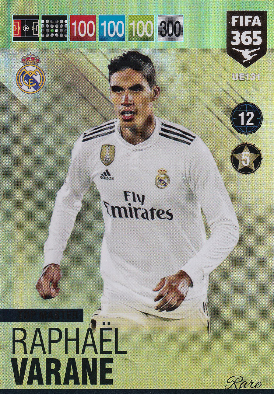 UE131. RAPHAËL VARANE - REAL MADRID - TOP MASTER