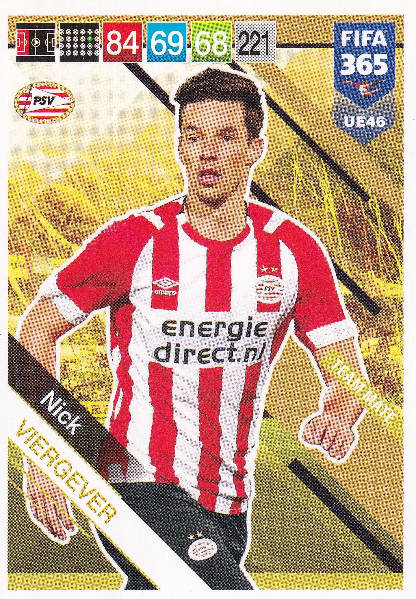 UE046. NICK VIERGEVER - PSV EINDHOVEN