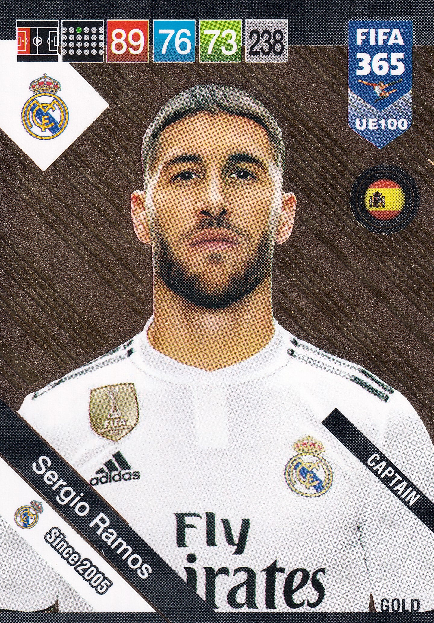 UE100. SERGIO RAMOS - REAL MADRID - CAPTAIN