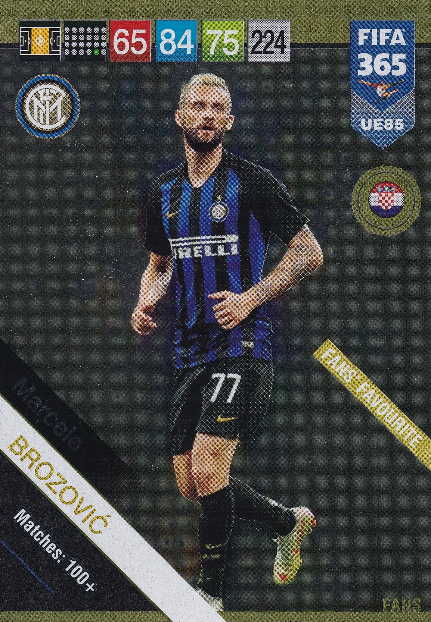 UE085. MARCELO BROZOVIC - INTER - FANS FAVOURITE