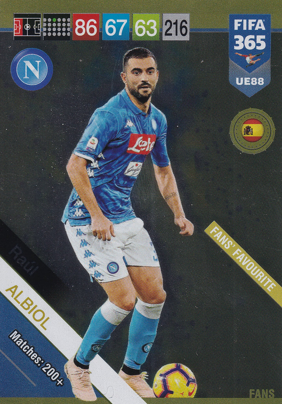 UE088. RAUL ALBIOL - NAPOLI - FANS FAVOURITE