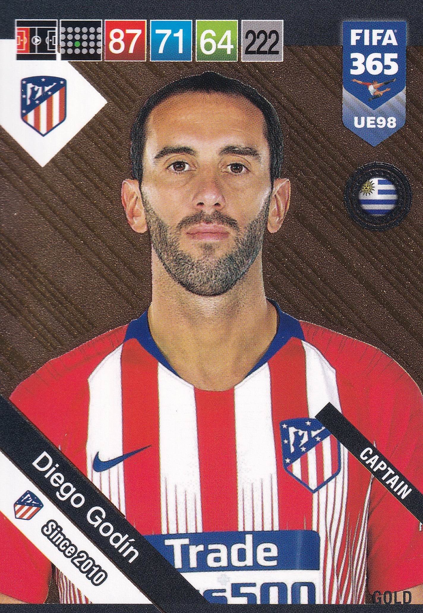 UE098. DIEGO GODIN - ATLETICO MADRID - CAPTAIN
