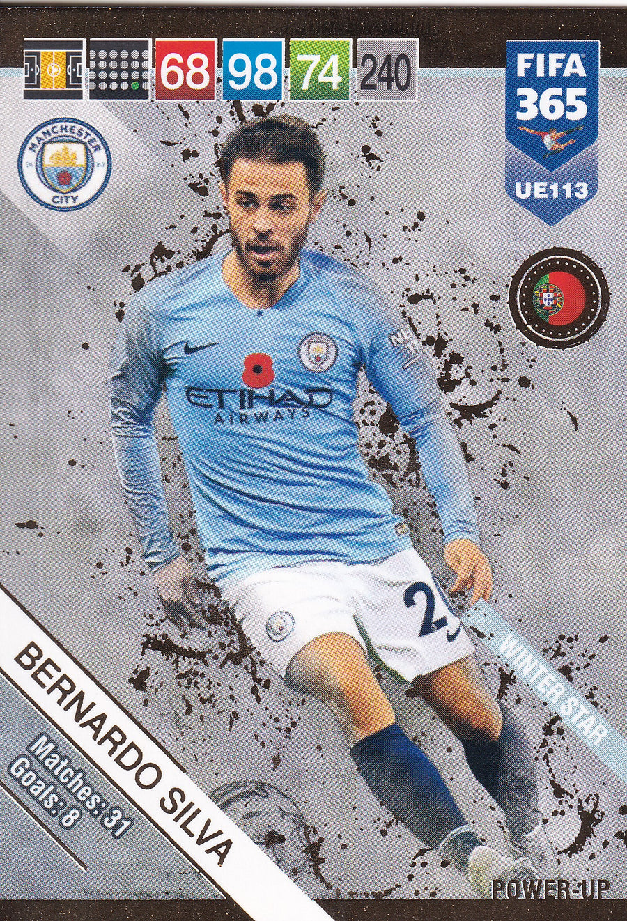 UE113. BERNARDO SILVA - MANCHESTER CITY - WINTER STAR