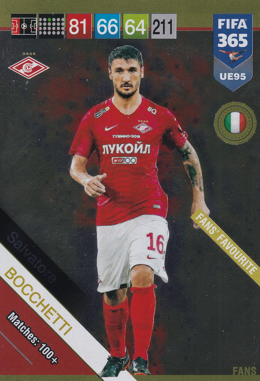 UE095. SALVATORE BOCCHETTI - SPARTAK MOSKVA