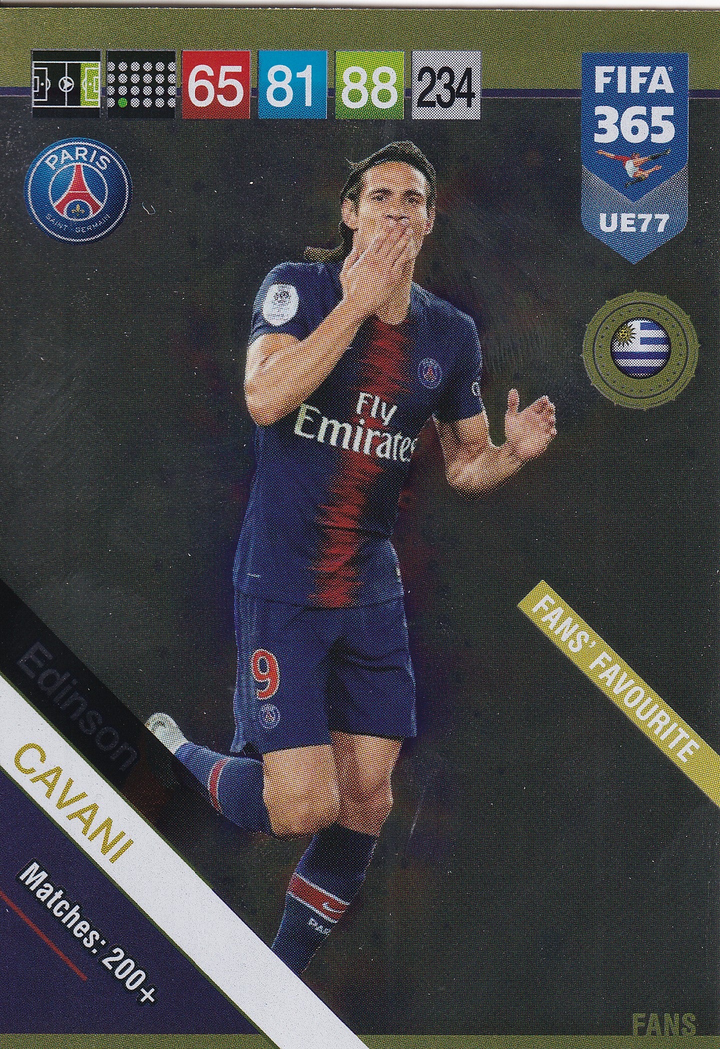 UE077. EDINSON CAVANI - FANS FAVOURITE