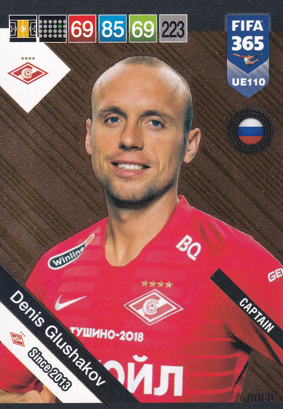 UE110. DENIS GLUSHAKOV - SPARTAK MOSKVA - CAPTAIN