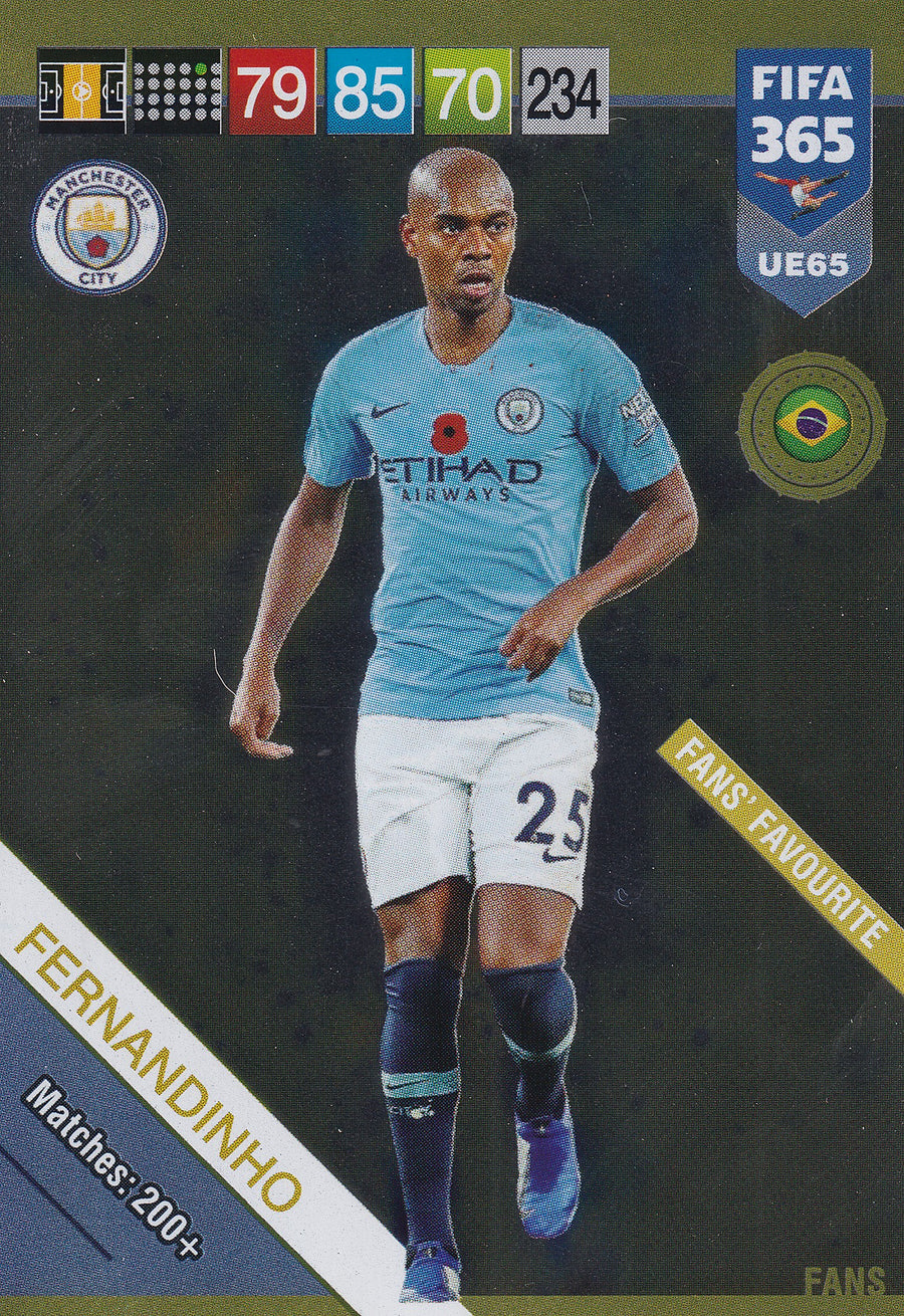 UE065. FERNANDINHO - MANCHESTER CITY - FANS FAVOURITE