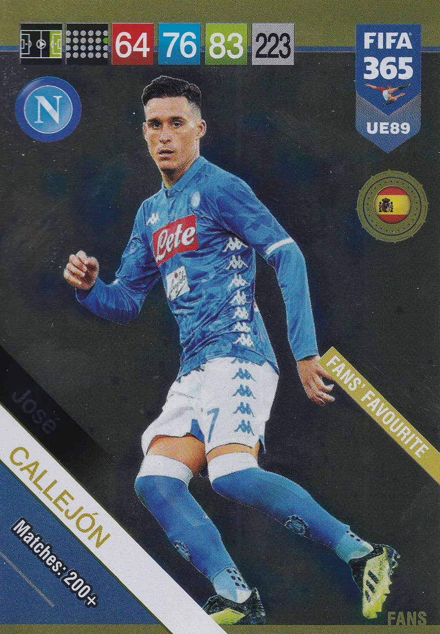 UE089. JOSE CALLEJON - NAPOLI - FANS FAVOURITE