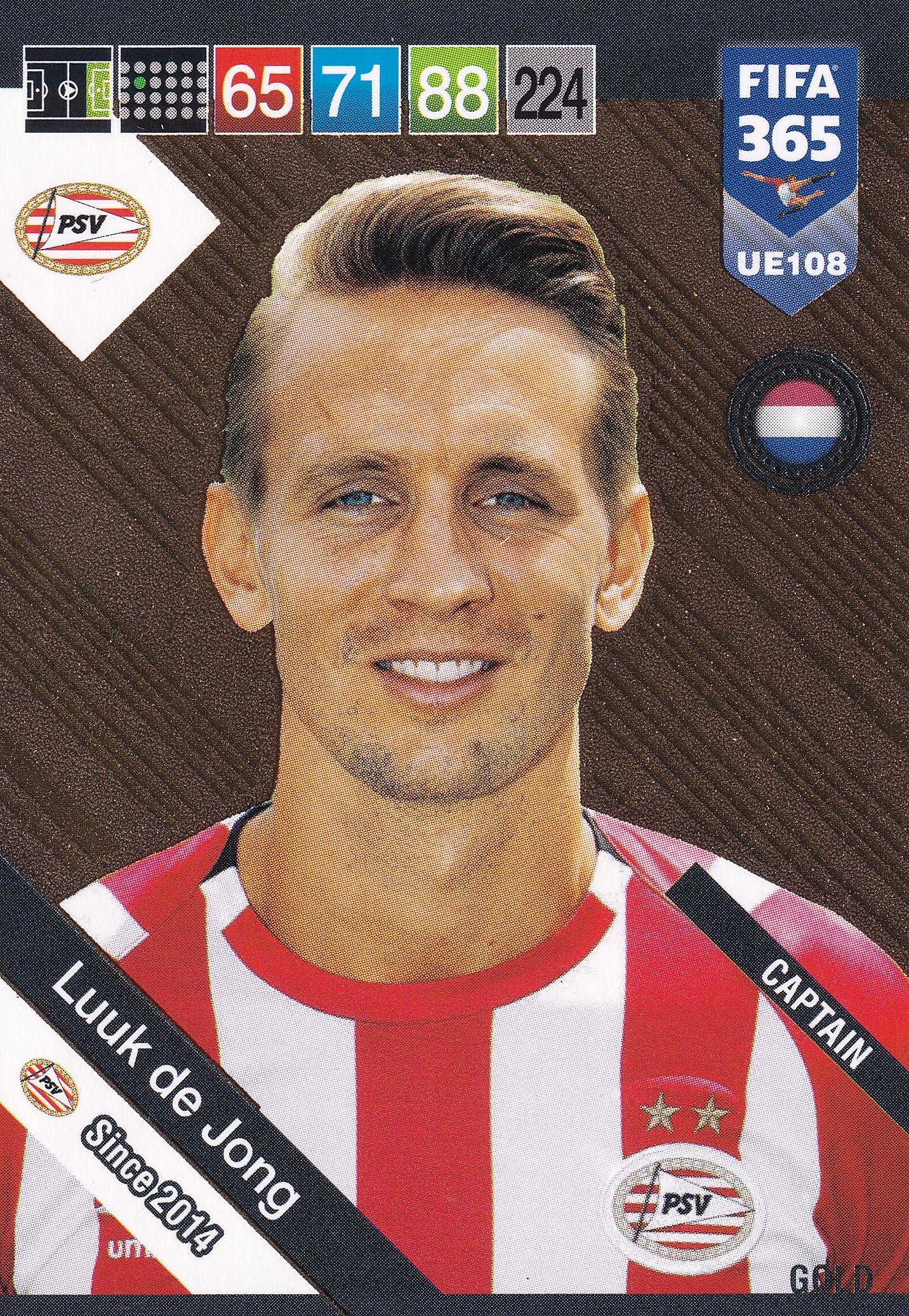 UE108. LUUK DE JONG - PSV EINDHOVEN - CAPTAIN