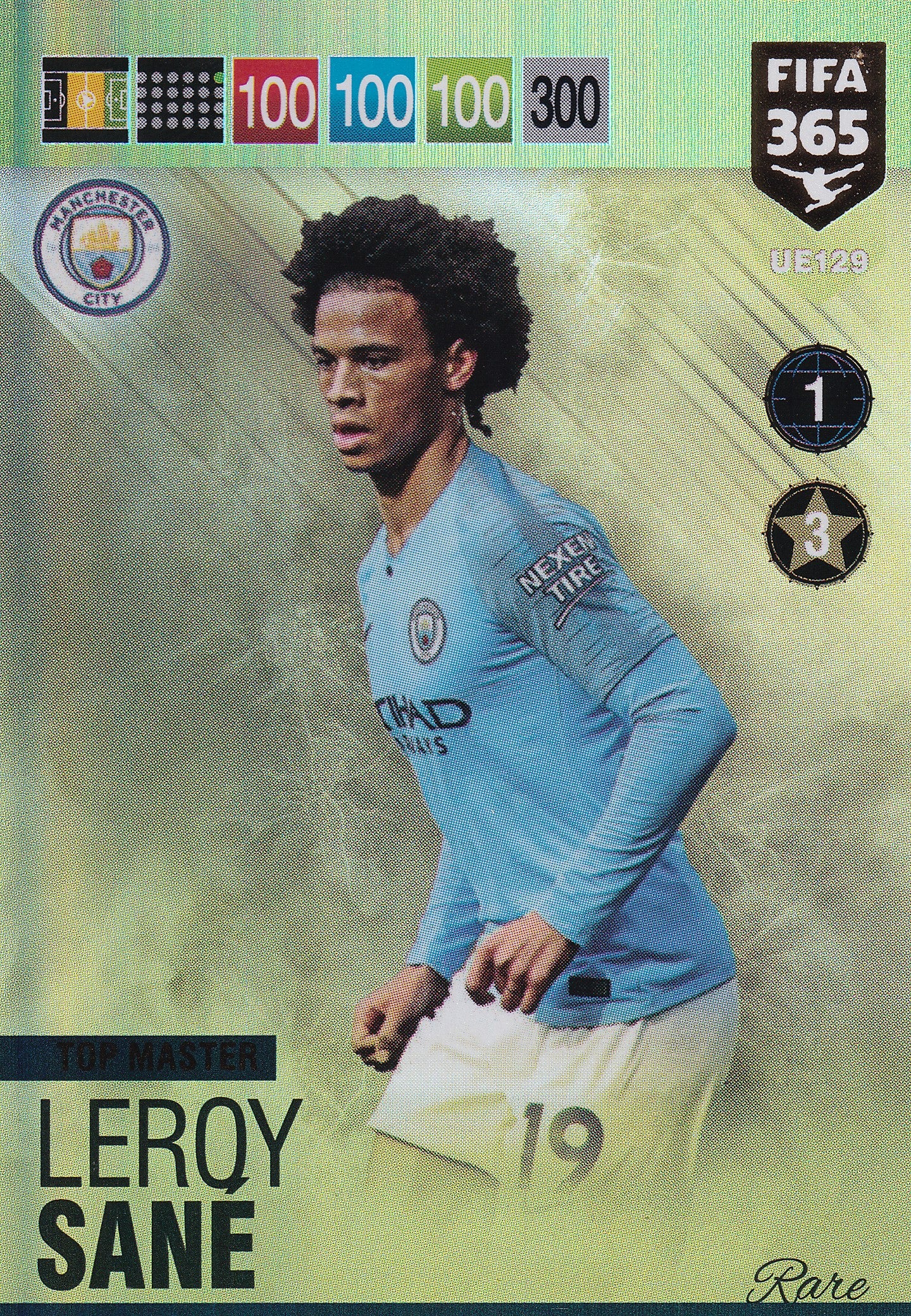 UE129. LEROY SANE - MANCHESTER CITY - TOP MASTER